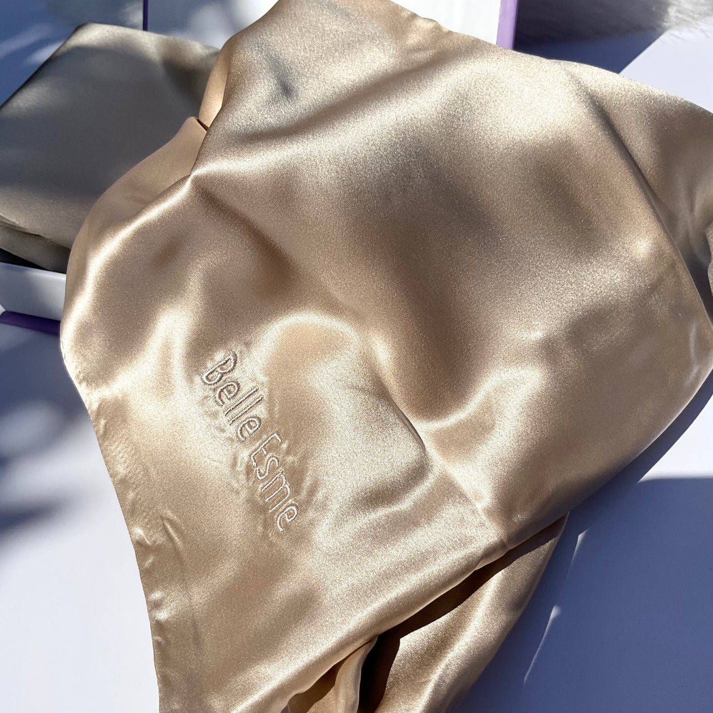 100% Mulberry Silk Pillowcase - Champagne Gold