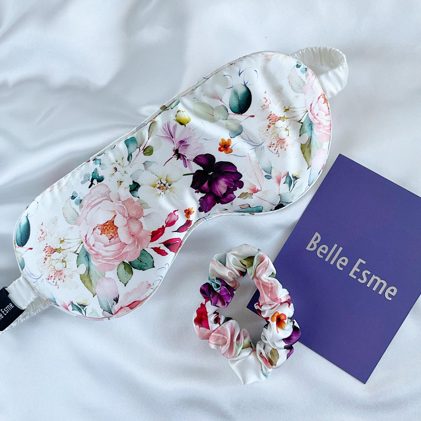 100% Mulberry Silk Scrunchie - Bella Florence
