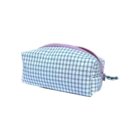 Quilted Cotton Makeup/ Cosmetic / Travel Bag / Pencil case/ Storage Bag - Denver