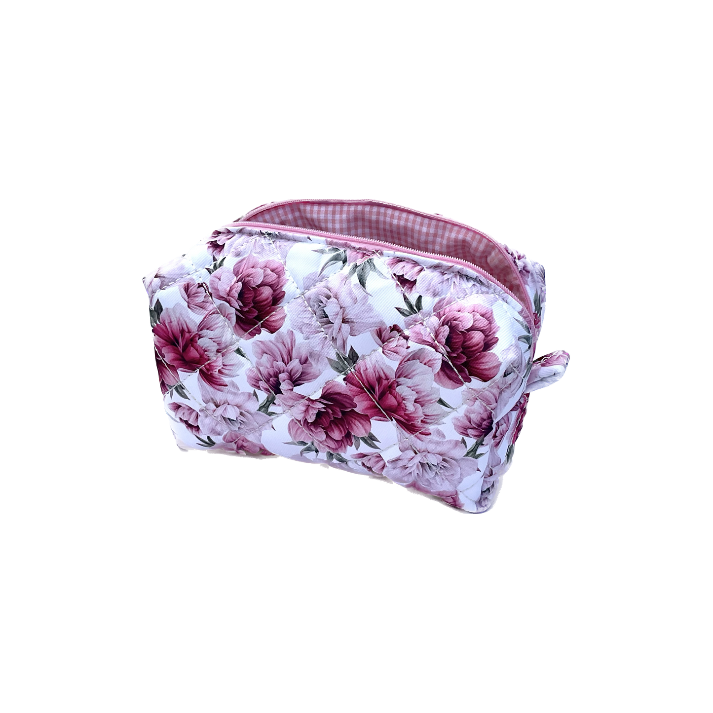 Quilted Cotton Makeup/ Cosmetic / Travel Bag - Dear Scarlett