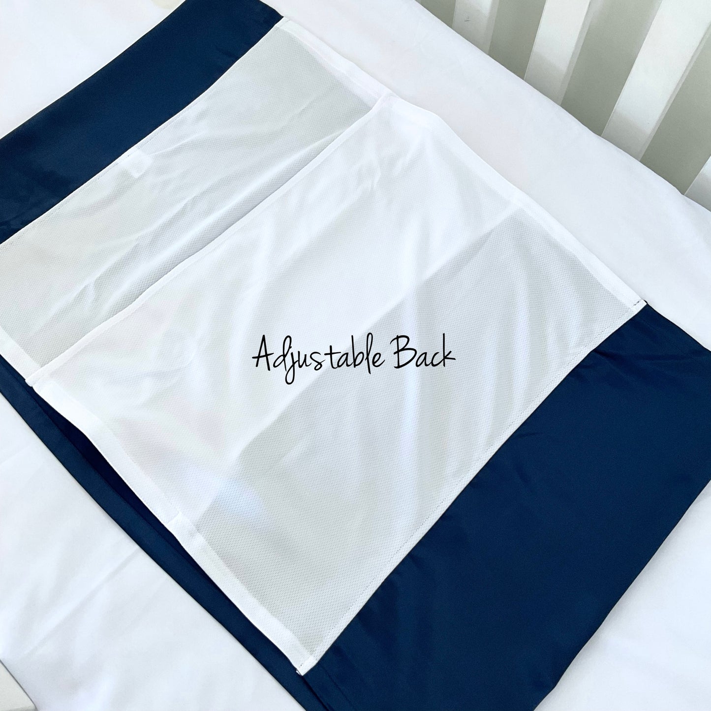 Mulberry Silk Baby Cot/Crib Sleeve - Navy