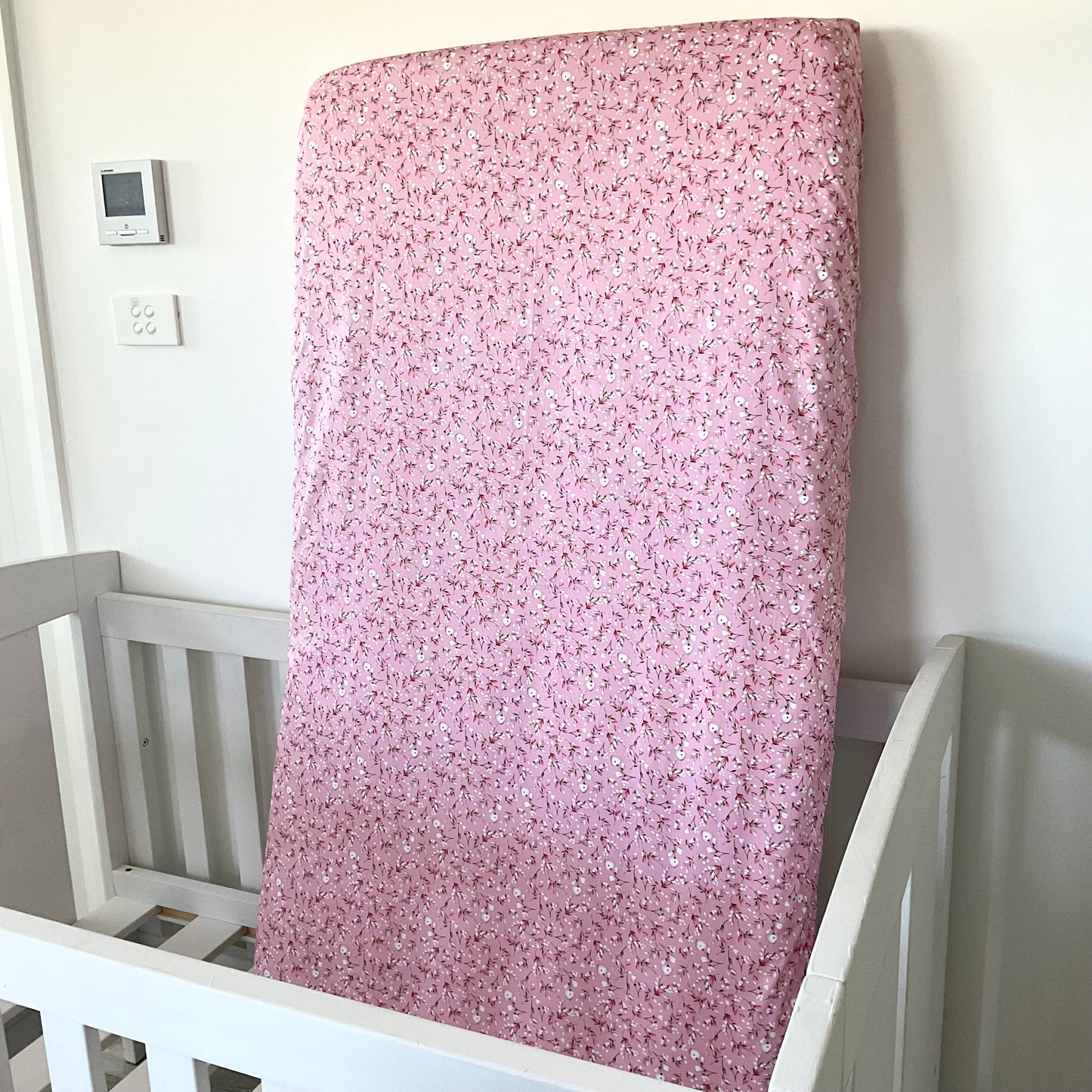 100% Korean Cotton Baby Cot Fitted Sheet - Rosabel