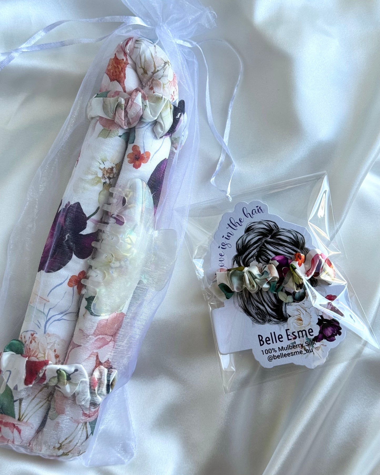 100% Mulberry Silk Hair Curler Set - Bella Florence