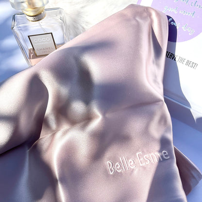 100% Mulberry Silk Pillowcase - Light Pearl Pink