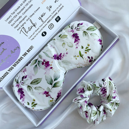 100% Mulberry Silk Sleep Mask - Fleur Aimee