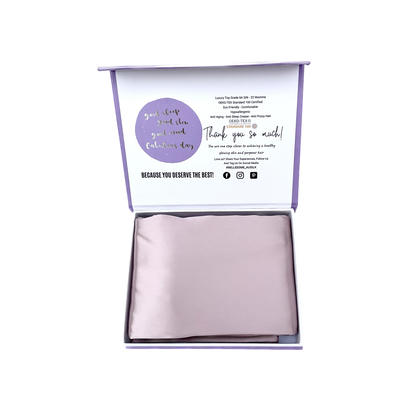 100% Mulberry Silk Pillowcase - Dusty Rose Pink