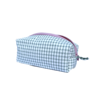 Quilted Cotton Makeup/ Cosmetic / Travel Bag / Pencil case/ Storage Bag - Denver