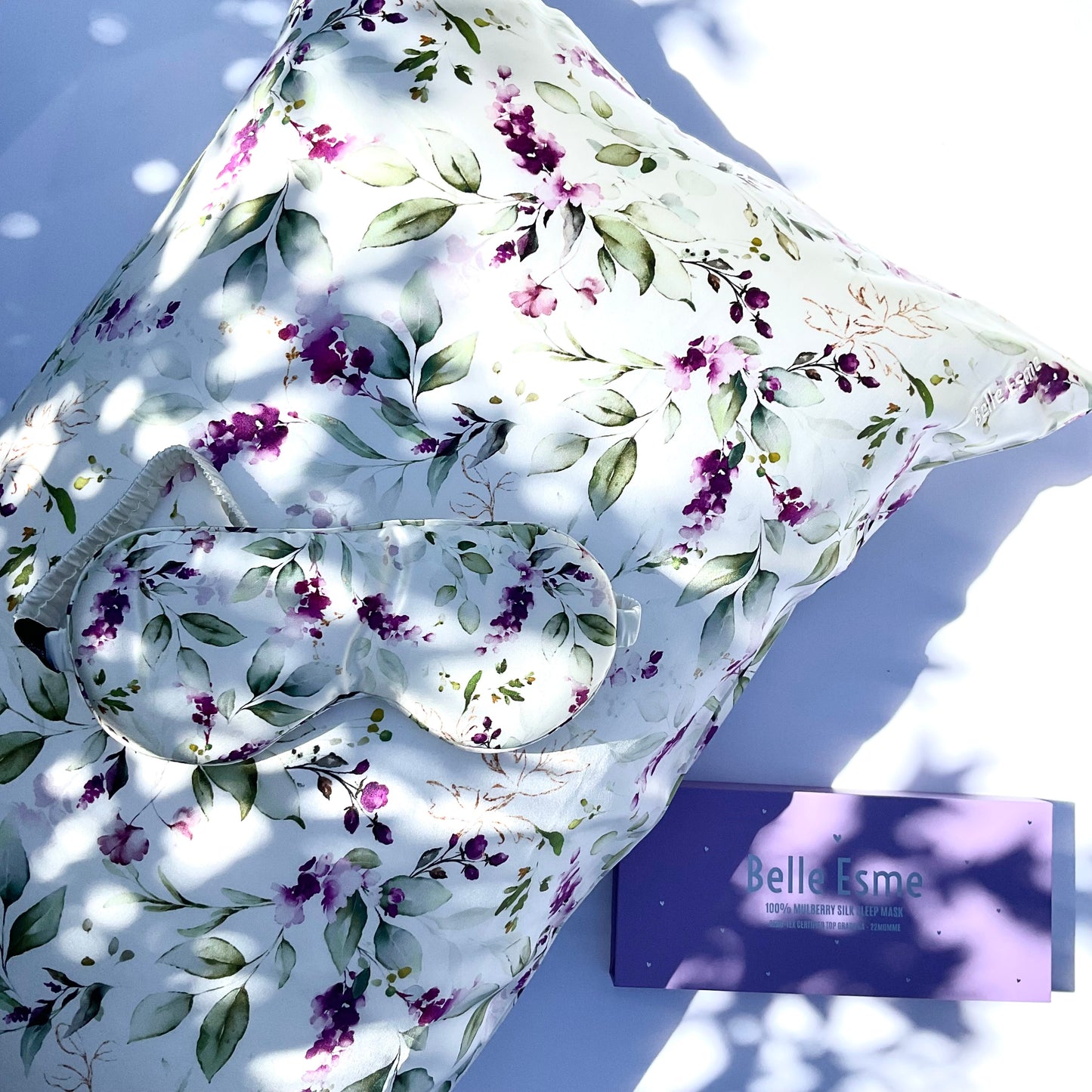 100% Mulberry Silk Pillowcase - Fleur Aimee