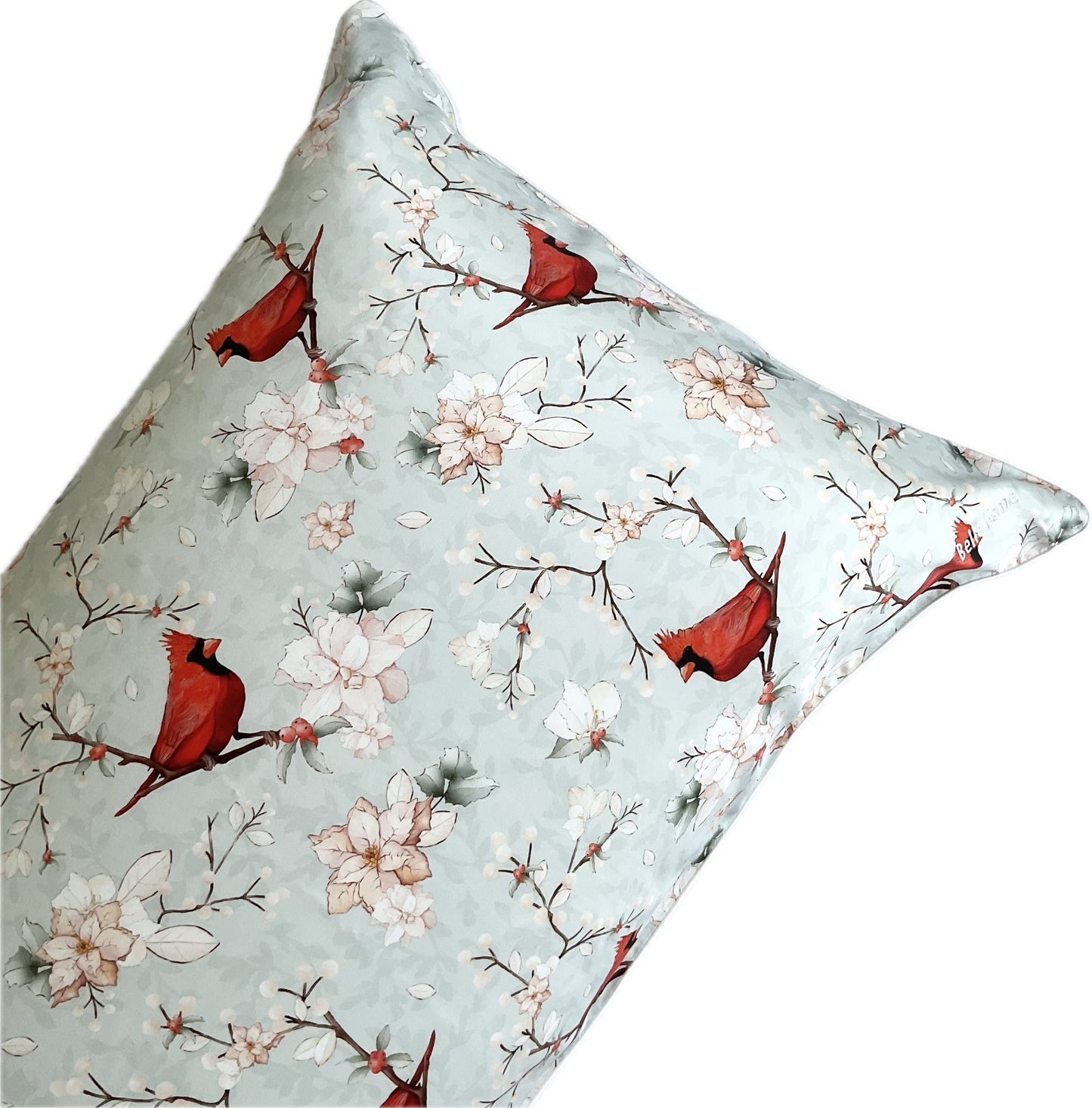 CLEARANCE - 100% Mulberry Silk Pillowcase - Celeste (Xmas Edition)