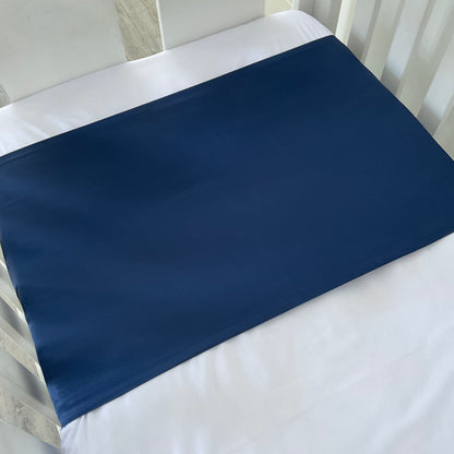 Mulberry Silk Baby Cot/Crib Sleeve - Navy