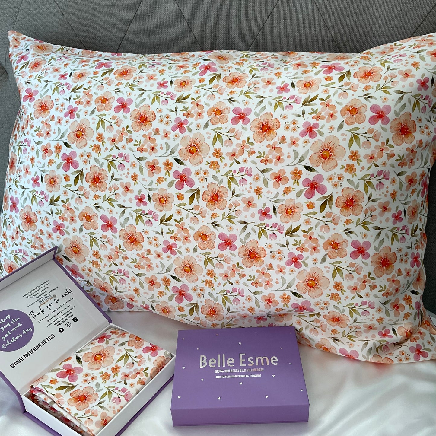 100% Mulberry Silk Pillowcase - Little Marisol