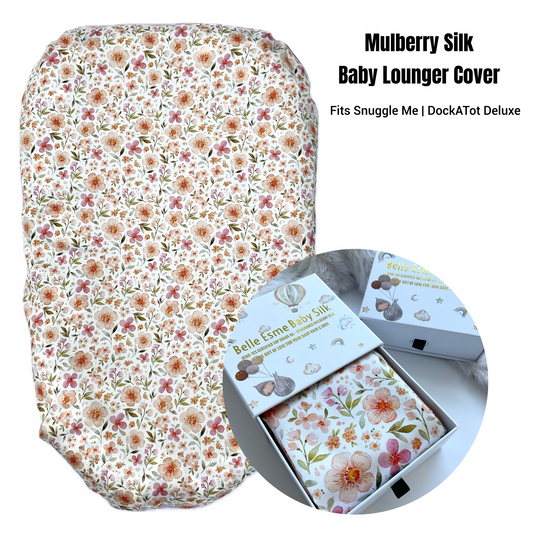 Mulberry Silk Baby Lounger Cover/ Bassinet Sheet - Little Marisol