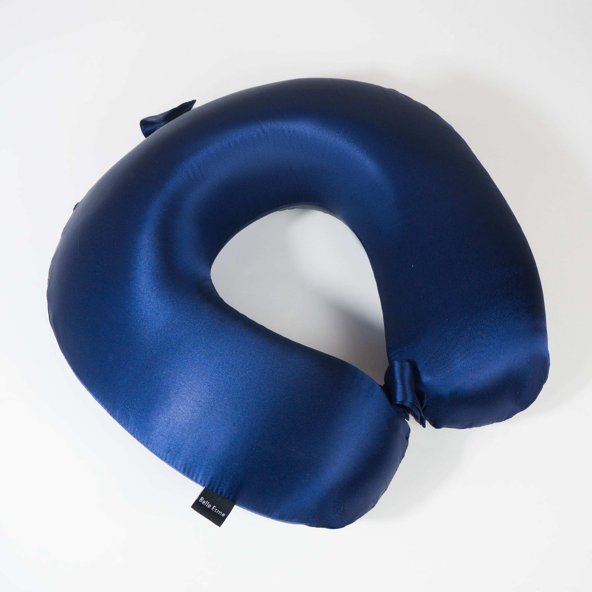 Mulberry silk travel neck pillow, u shaped