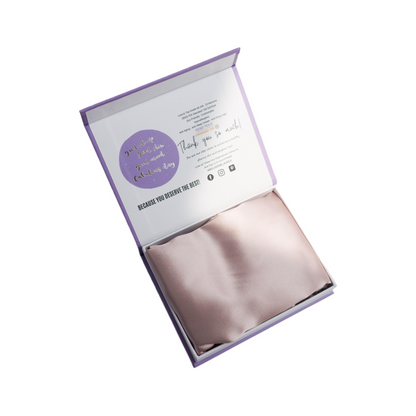 100% Mulberry Silk Pillowcase - Dusty Rose Pink