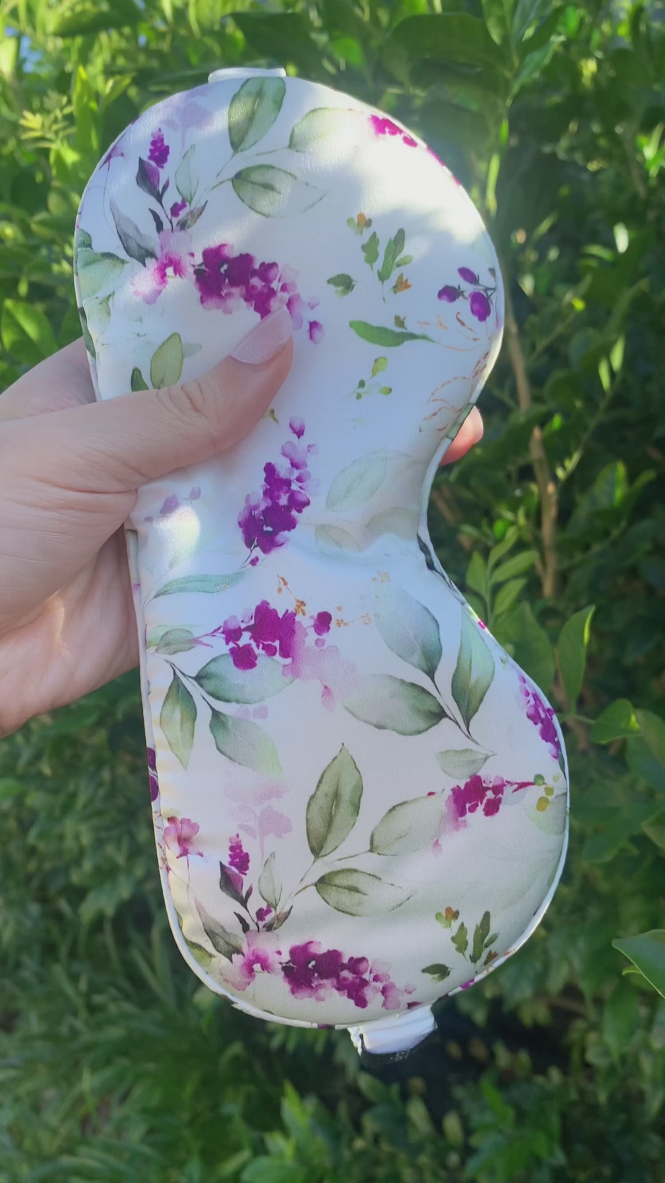 Mulberry Silk Sleep Mask (top grade 6A-22MM)|Fleur Aimee Pattern